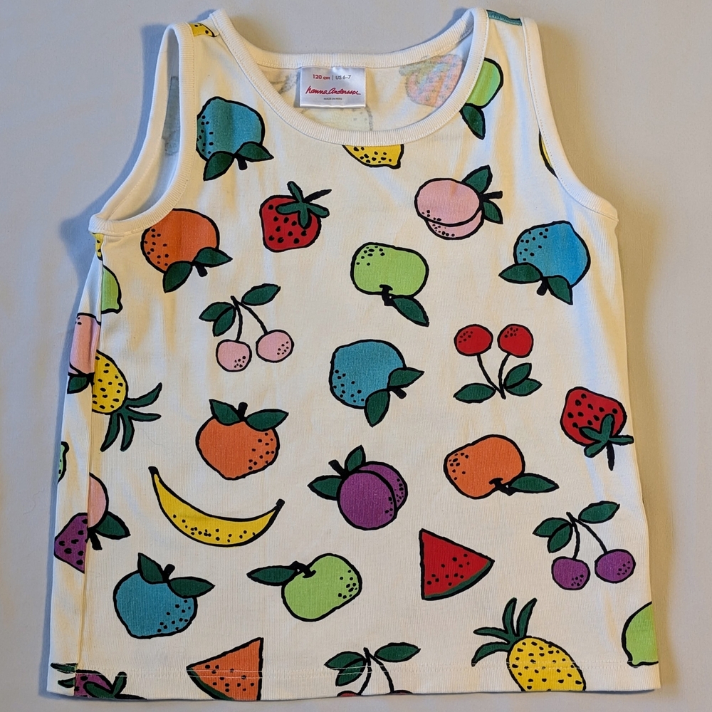 Fruit Print Kids Tank Top